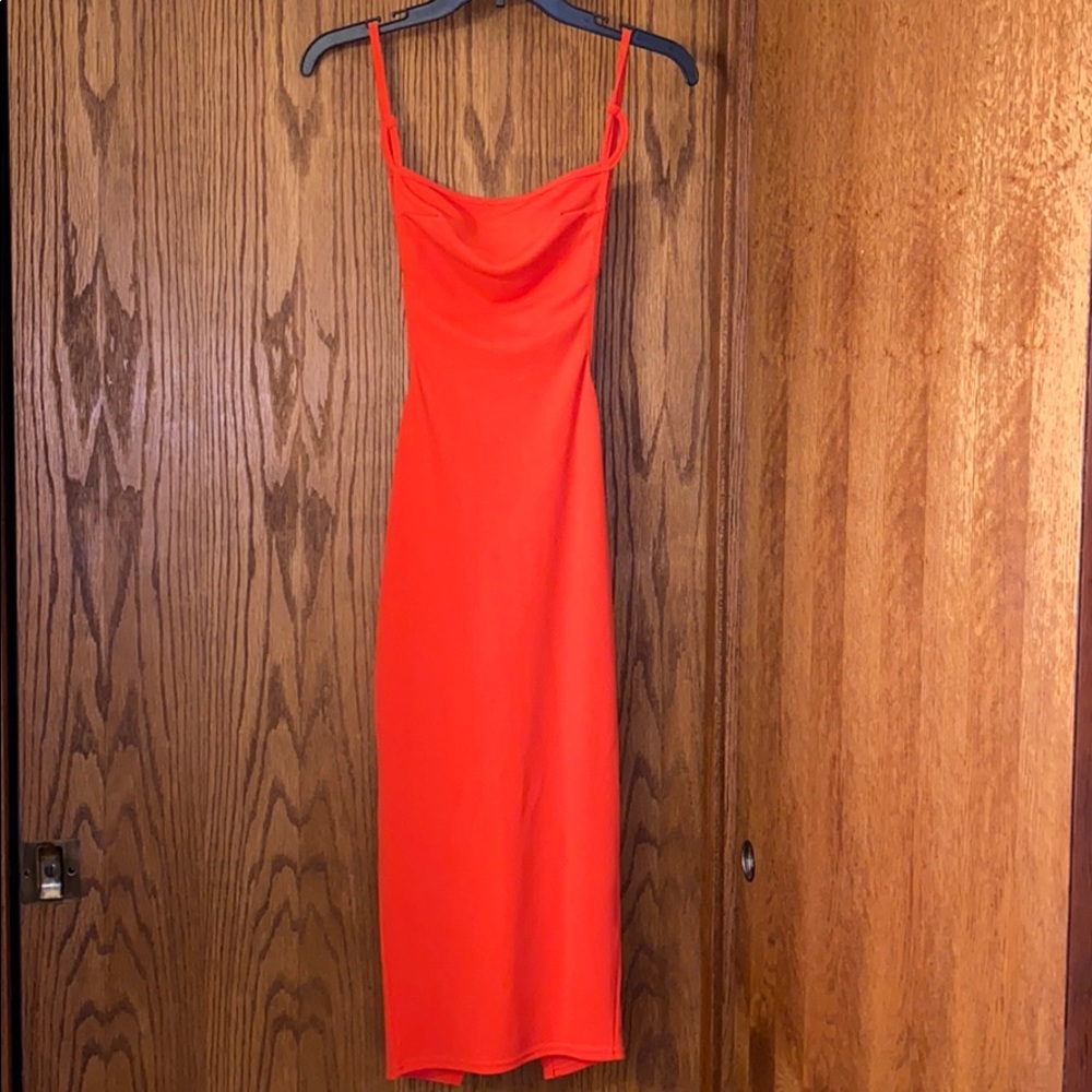 Strappy back summer dress